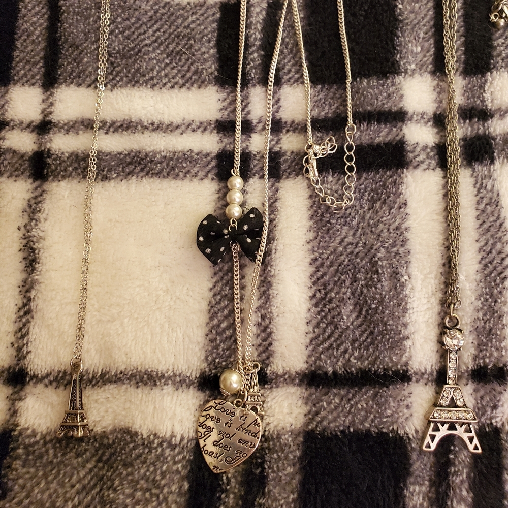 ⭐3/15⭐ Eiffel Tower Necklaces Bundle